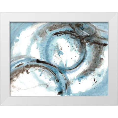 Orb It 2 White Modern Wood Framed Art Print by Charest, Doris