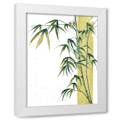 Standing Plant White Modern Wood Framed Art Print by Charest, Doris