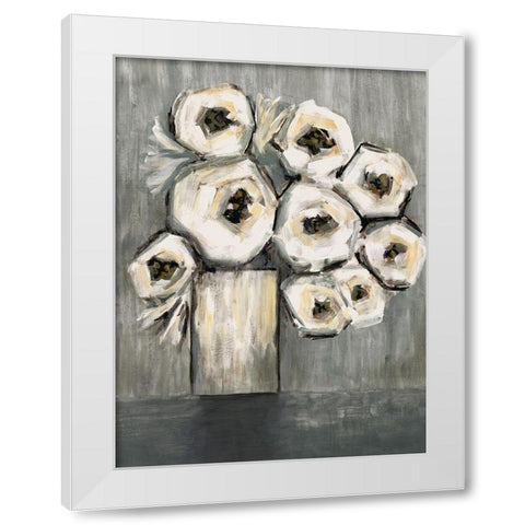 Still Life White Modern Wood Framed Art Print by Charest, Doris