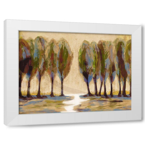 Panorama White Modern Wood Framed Art Print by Charest, Doris