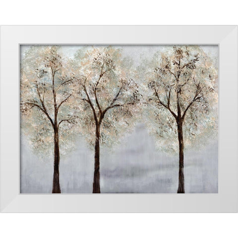 Wooden Journey White Modern Wood Framed Art Print by Charest, Doris