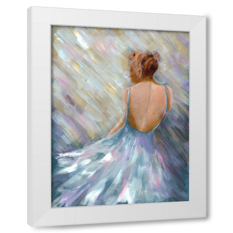 Dancing Queen 1 White Modern Wood Framed Art Print by Charest, Doris
