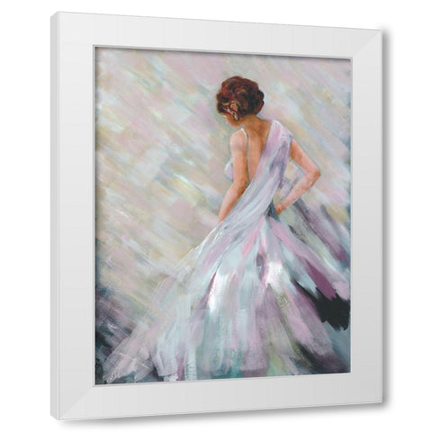 Dancing Queen 2 White Modern Wood Framed Art Print by Charest, Doris