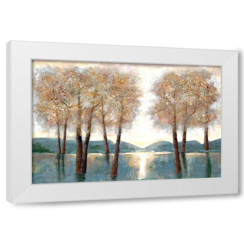Approaching Autumn 1 White Modern Wood Framed Art Print by Charest, Doris