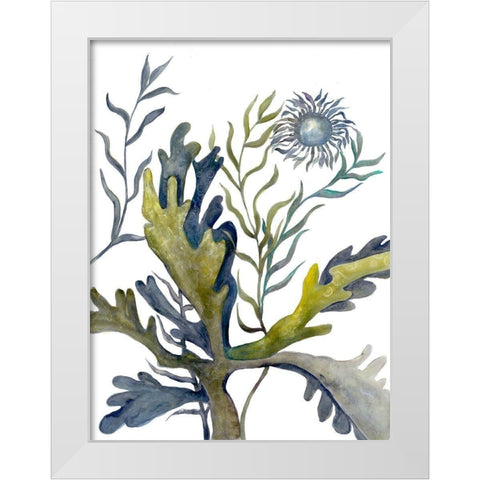 Underwater Spectacle 2 White Modern Wood Framed Art Print by Charest, Doris