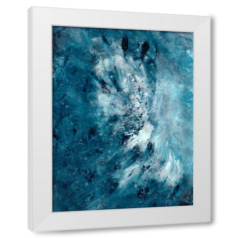 Ocean Depths White Modern Wood Framed Art Print by Charest, Doris