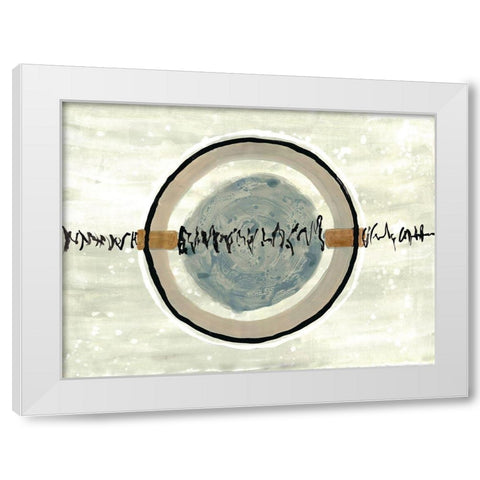 Super Sonic Cell White Modern Wood Framed Art Print by Charest, Doris