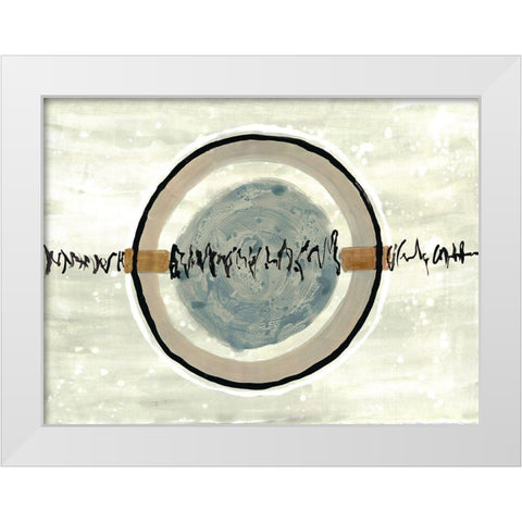 Super Sonic Cell White Modern Wood Framed Art Print by Charest, Doris