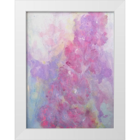 Vibrant Release 1 White Modern Wood Framed Art Print by Charest, Doris