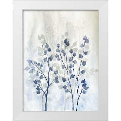 Sprouting Joy 2 White Modern Wood Framed Art Print by Charest, Doris