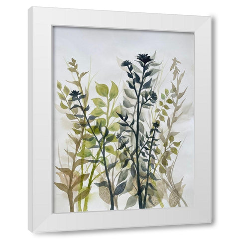 Reaching Heights 1 White Modern Wood Framed Art Print by Charest, Doris