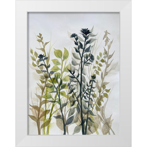 Reaching Heights 1 White Modern Wood Framed Art Print by Charest, Doris