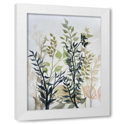 Reaching Heights 2 White Modern Wood Framed Art Print by Charest, Doris
