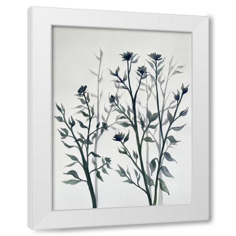 Botanical Inspiration 2 White Modern Wood Framed Art Print by Charest, Doris