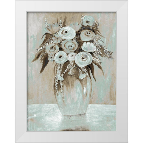 Waiting Beauty 2 White Modern Wood Framed Art Print by Charest, Doris