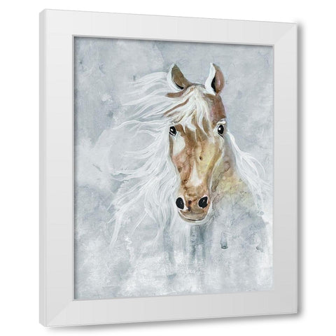 Magical Steed 2 White Modern Wood Framed Art Print by Charest, Doris