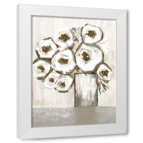 Brilliant Still Life White Modern Wood Framed Art Print by Charest, Doris
