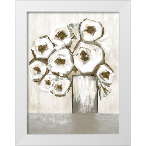 Brilliant Still Life White Modern Wood Framed Art Print by Charest, Doris