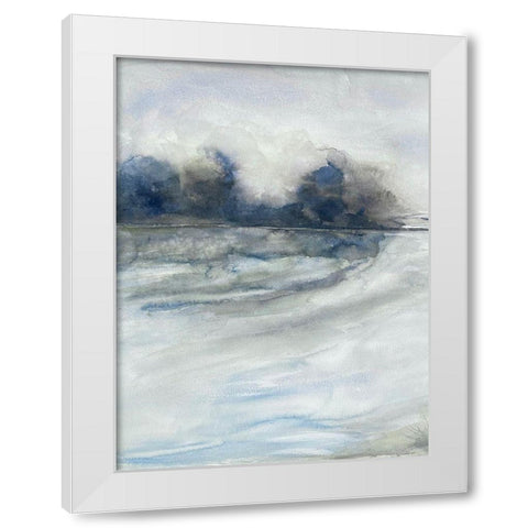 Gloomy Storms 1 White Modern Wood Framed Art Print by Charest, Doris
