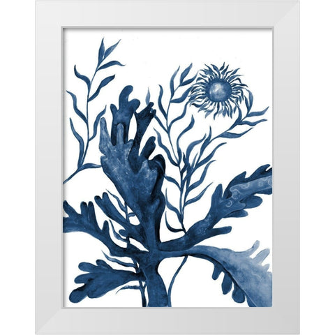 Underwater Life 2 White Modern Wood Framed Art Print by Charest, Doris