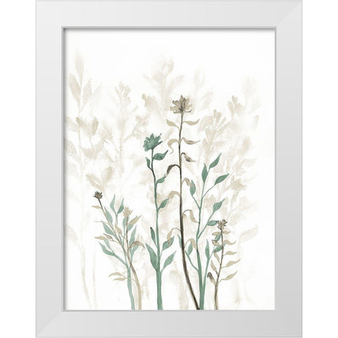 Rustic Growth 1 White Modern Wood Framed Art Print by Charest, Doris