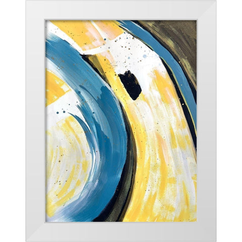 Absentminded Emotion 3 White Modern Wood Framed Art Print by Charest, Doris