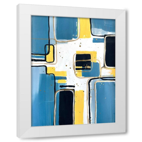 Absentminded Emotion 5 White Modern Wood Framed Art Print by Charest, Doris