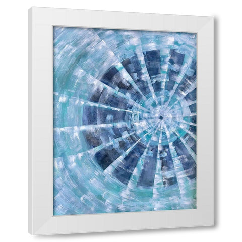 Happy Conflict 1 White Modern Wood Framed Art Print by Charest, Doris