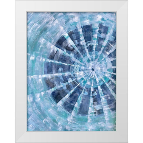 Happy Conflict 1 White Modern Wood Framed Art Print by Charest, Doris