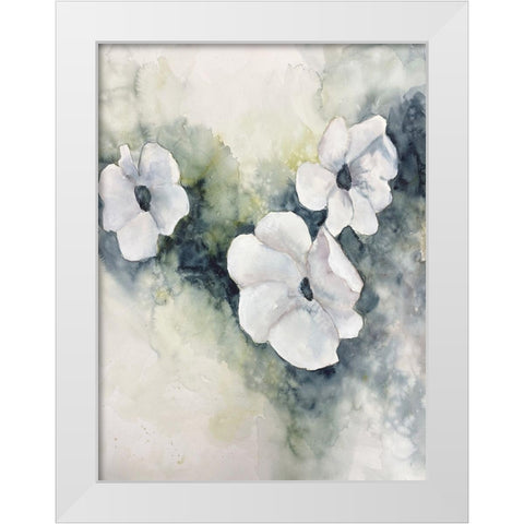 Deceiving Innocense 1 White Modern Wood Framed Art Print by Charest, Doris