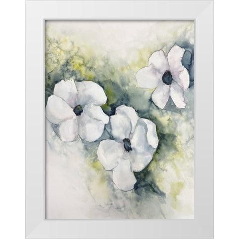 Deceiving Innocense 2 White Modern Wood Framed Art Print by Charest, Doris