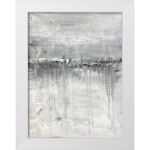 Meditative Horizon 1 White Modern Wood Framed Art Print by Charest, Doris