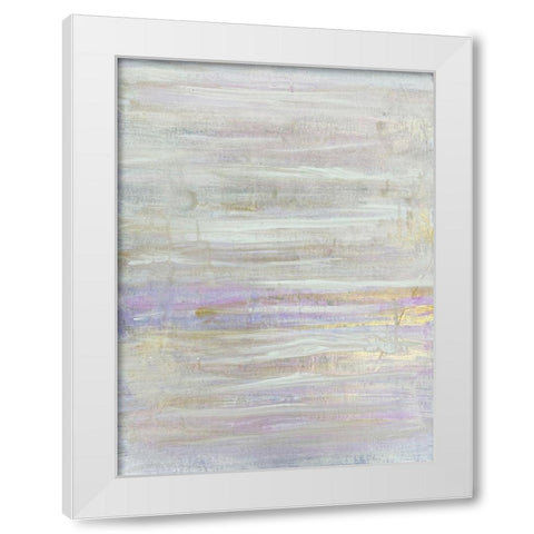 Soft Depths 1 White Modern Wood Framed Art Print by Charest, Doris