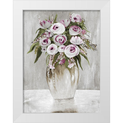 Painterly Beauty 1 White Modern Wood Framed Art Print by Charest, Doris