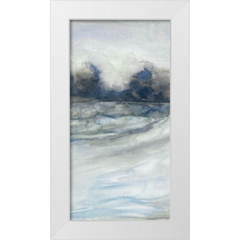 Gloomy Weather 1 White Modern Wood Framed Art Print by Charest, Doris