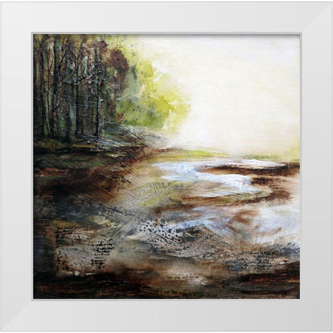 Early Spring 2020 White Modern Wood Framed Art Print by Charest, Doris