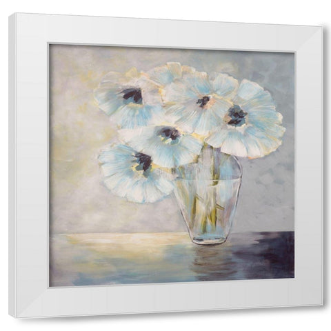 White Sunshine White Modern Wood Framed Art Print by Charest, Doris