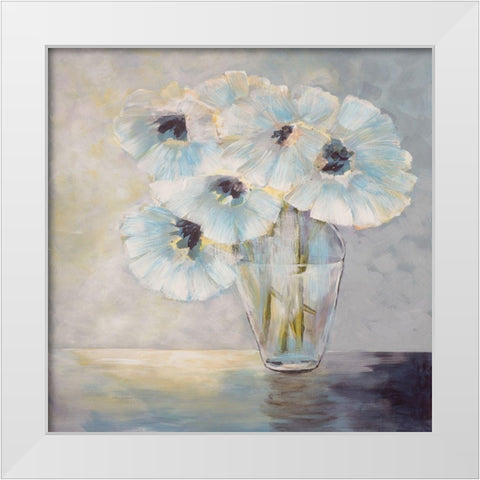 White Sunshine White Modern Wood Framed Art Print by Charest, Doris