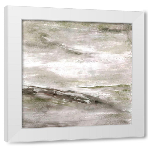Vacant Apogee 2 White Modern Wood Framed Art Print by Charest, Doris
