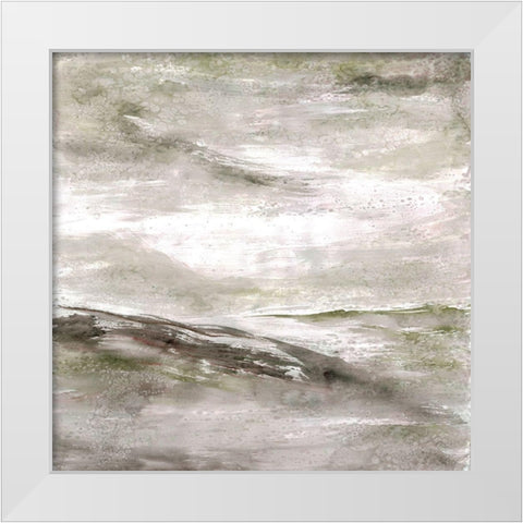 Vacant Apogee 2 White Modern Wood Framed Art Print by Charest, Doris