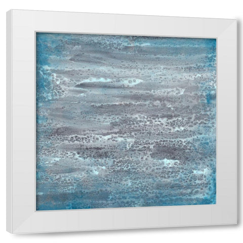 Ocean Floor White Modern Wood Framed Art Print by Charest, Doris