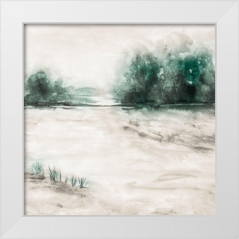 Spring Storms 1 White Modern Wood Framed Art Print by Charest, Doris
