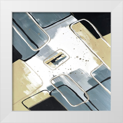 Absentminded Emotion 1 White Modern Wood Framed Art Print by Charest, Doris