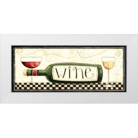 Wine White Modern Wood Framed Art Print by DiPaolo, Dan