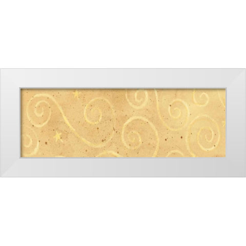 Sream Swirl White Modern Wood Framed Art Print by DiPaolo, Dan