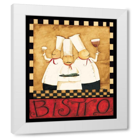 Chefs White Modern Wood Framed Art Print by DiPaolo, Dan