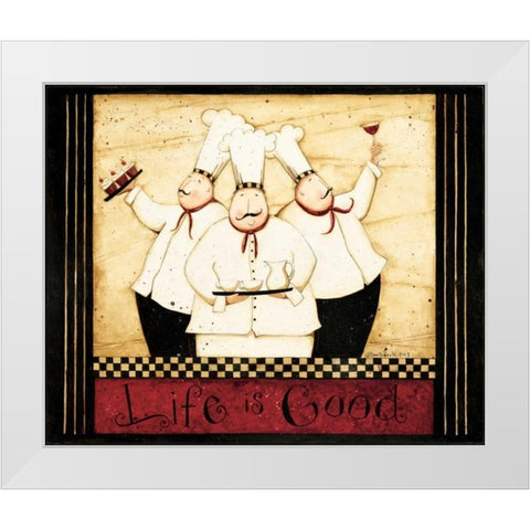 Life White Modern Wood Framed Art Print by DiPaolo, Dan
