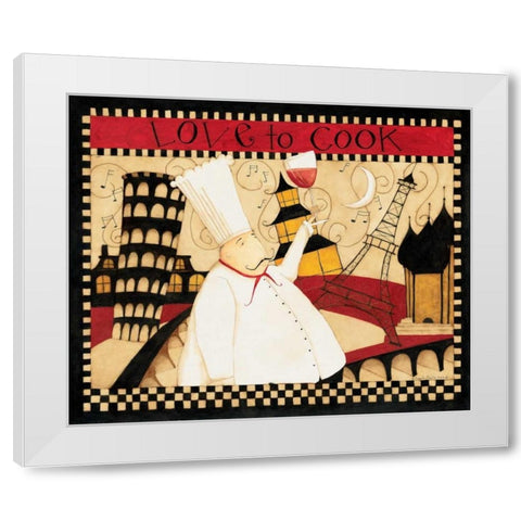 Travel White Modern Wood Framed Art Print by DiPaolo, Dan