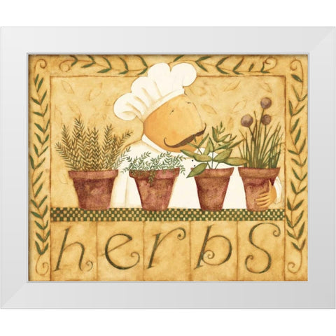 Heabs White Modern Wood Framed Art Print by DiPaolo, Dan