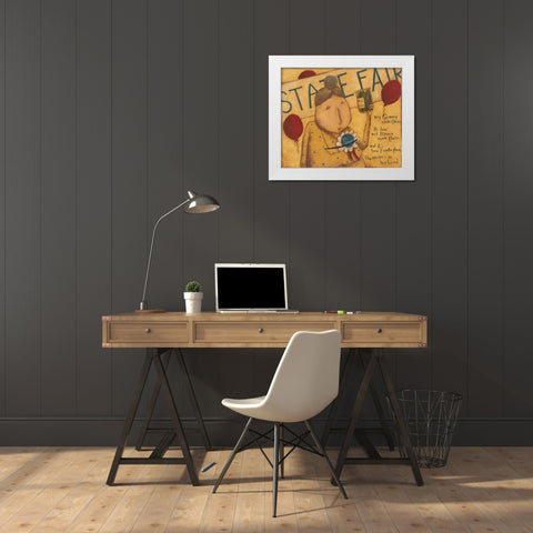 State Fair White Modern Wood Framed Art Print by DiPaolo, Dan